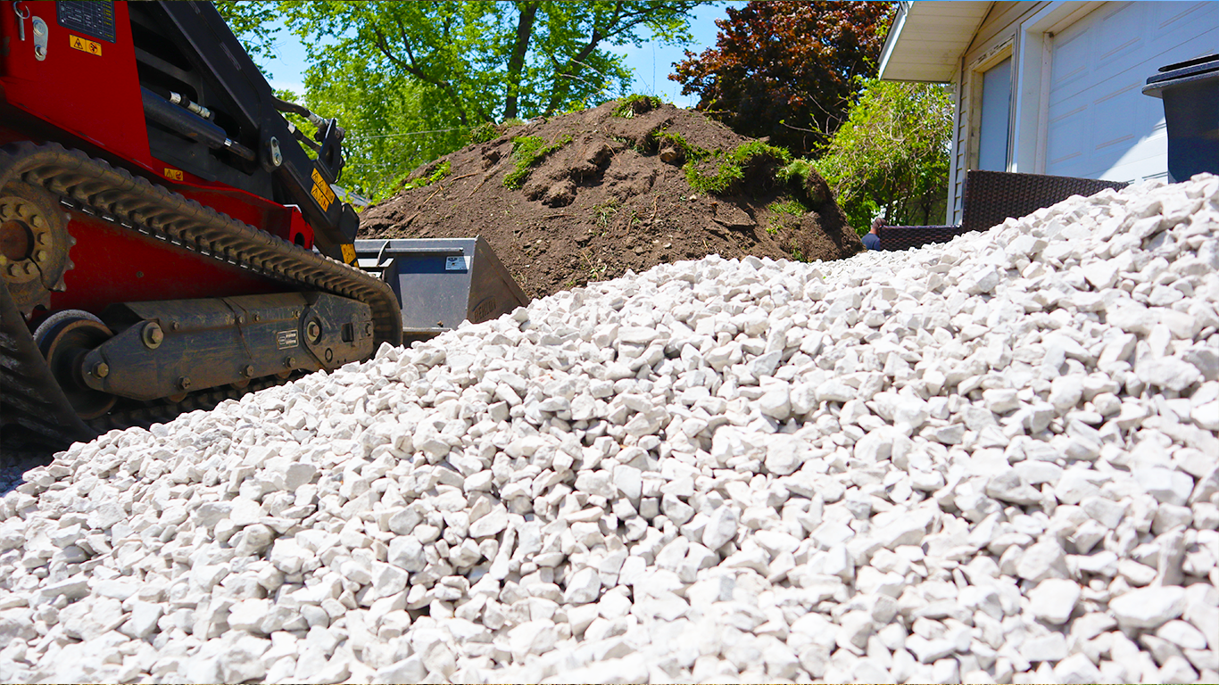Drainage and grading project for a Waukesha County home